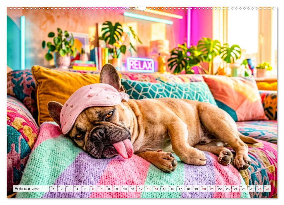 Lazy Dogs - Die faulsten Hunde des Jahres (CALVENDO Premium Wandkalender 2027)