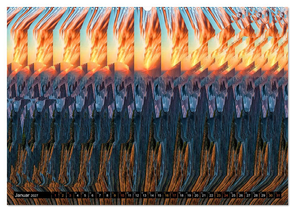 Magische Bilder - 3D Stereogramme (CALVENDO Wandkalender 2027)
