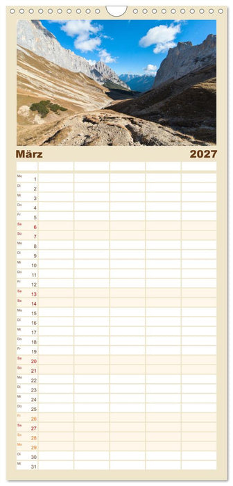 Leutasch - schöne Bergwelt (CALVENDO Familienplaner 2027)