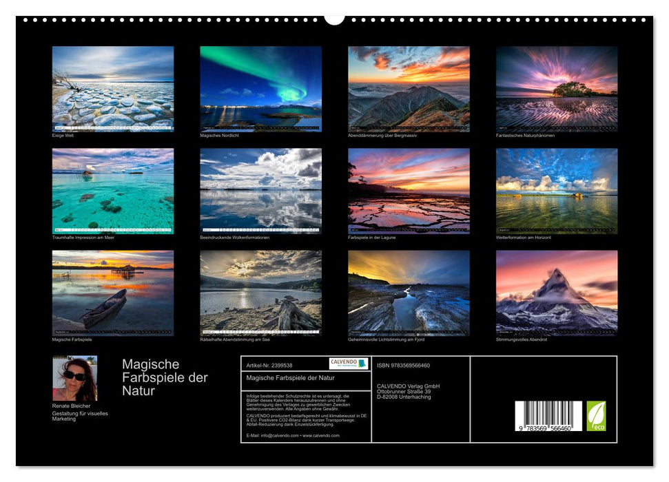 Magische Farbspiele der Natur (CALVENDO Premium Wandkalender 2027)
