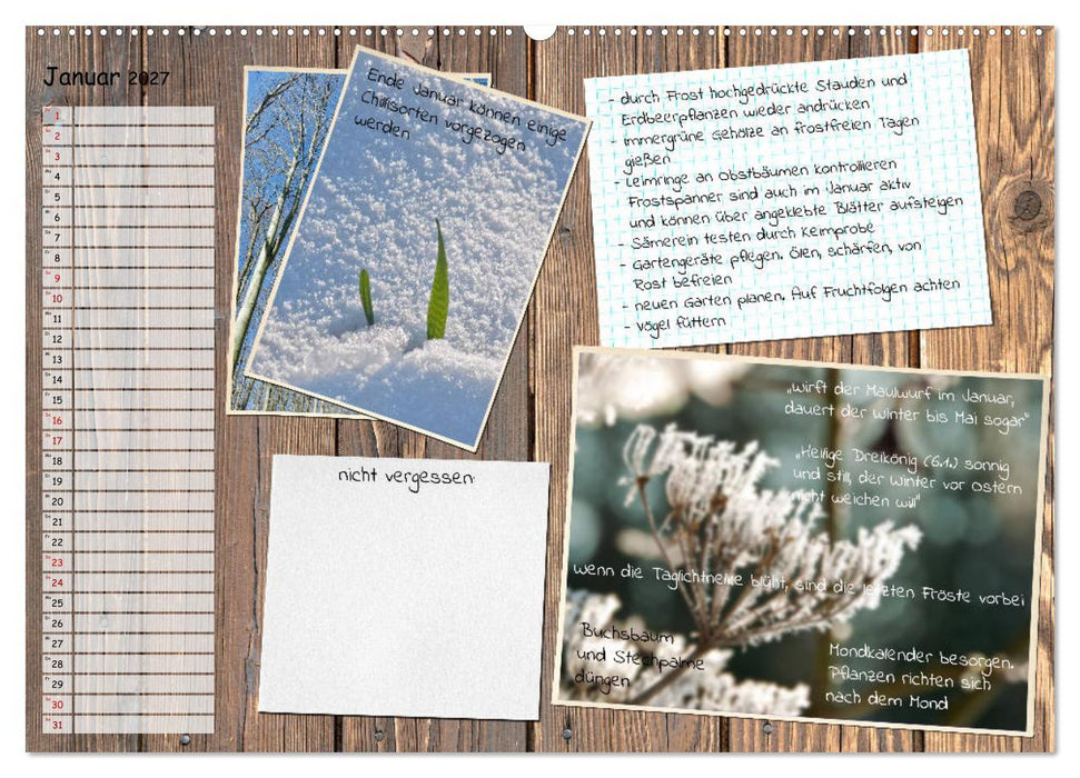 Was ist noch im Garten zu tun? (CALVENDO Wandkalender 2027)