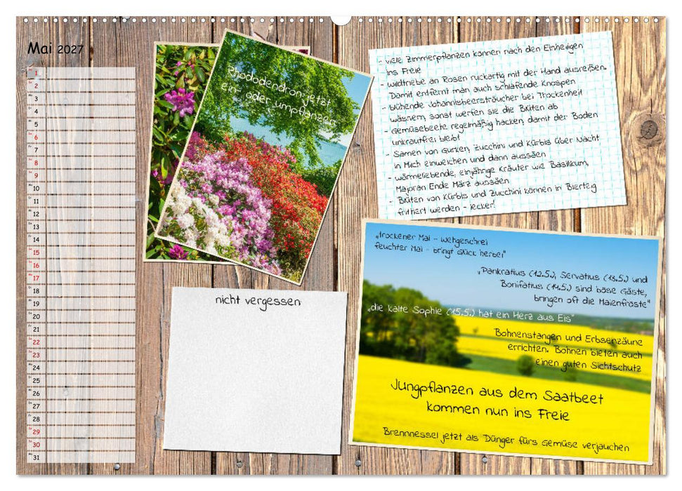 Was ist noch im Garten zu tun? (CALVENDO Wandkalender 2027)