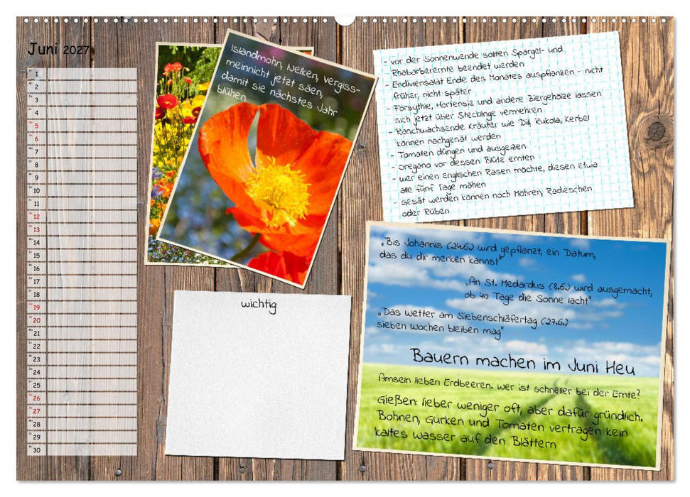 Was ist noch im Garten zu tun? (CALVENDO Wandkalender 2027)