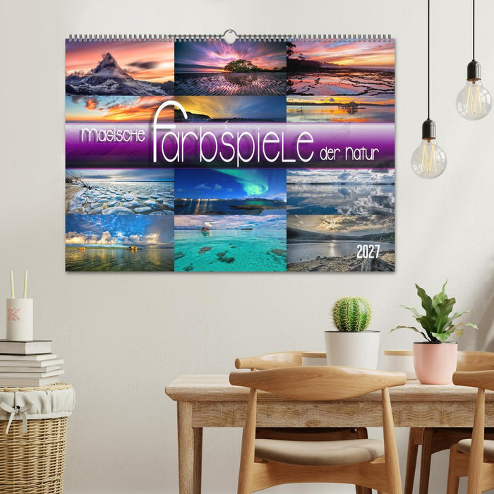Magische Farbspiele der Natur (CALVENDO Wandkalender 2027)