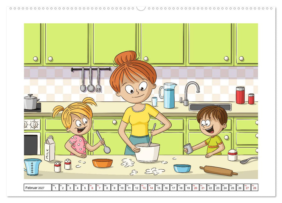 Der bunte Kinderkalender (CALVENDO Premium Wandkalender 2027)