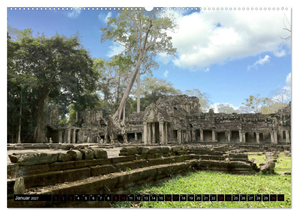 Angkor - Mythos im Reich der Khmer (CALVENDO Wandkalender 2027)