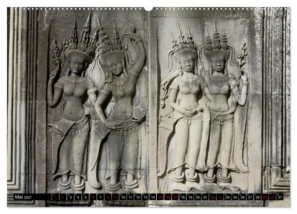 Angkor - Mythos im Reich der Khmer (CALVENDO Wandkalender 2027)