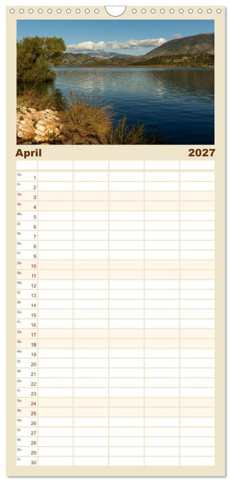 Reisen durch Albanien - Magische Landschaften zwischen Bergen und Meer (CALVENDO Familienplaner 2027)