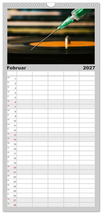 Vinyl im Fokus (CALVENDO Familienplaner 2027)