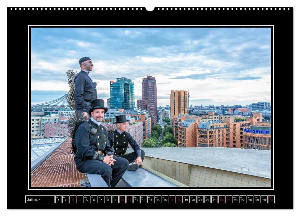 Schornsteinfeger über Berlin - Glücksblicke (CALVENDO Premium Wandkalender 2027)