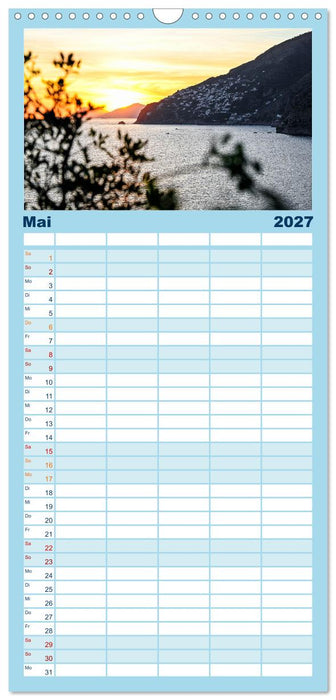 Wundervolle Amalfiküste (CALVENDO Familienplaner 2027)