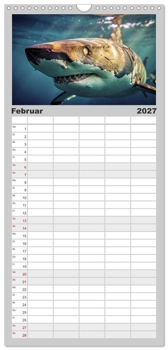 Die Augen der Wildnis (CALVENDO Familienplaner 2027)