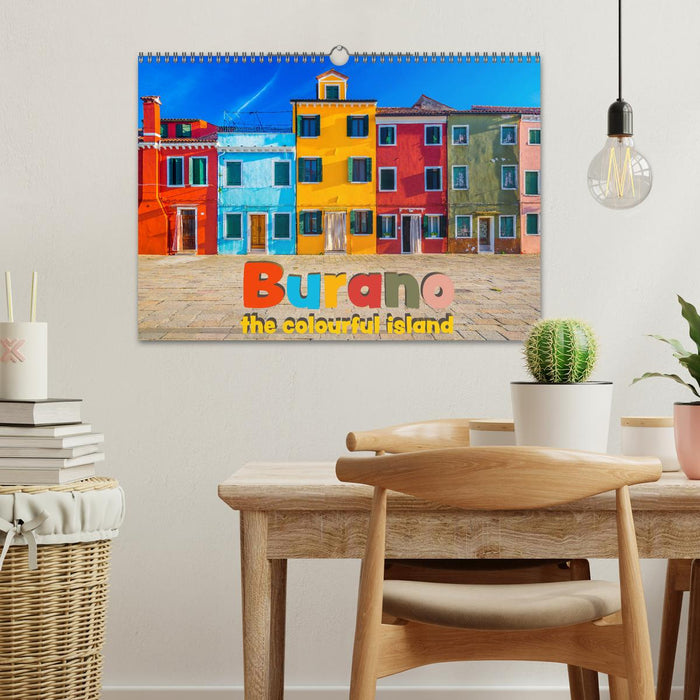 Burano - The colourful island (CALVENDO Monthly Calendar 2027)