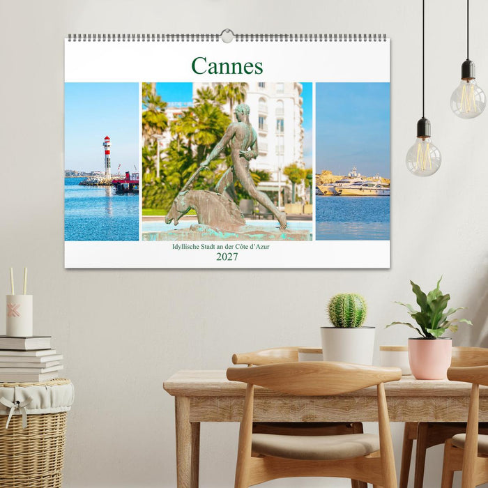 Cannes - idyllische Stadt an der Côte d’Azur (CALVENDO Wandkalender 2027)
