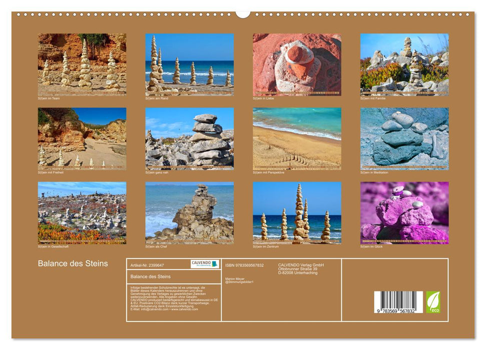 Balance des Steins (CALVENDO Premium Wandkalender 2027)