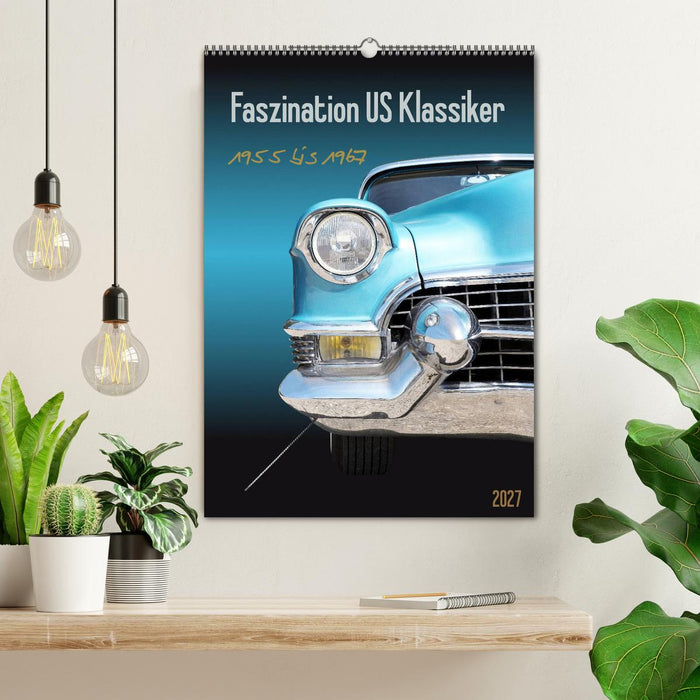 Faszination US Klassiker 1955 bis 1967 (CALVENDO Wandkalender 2027)