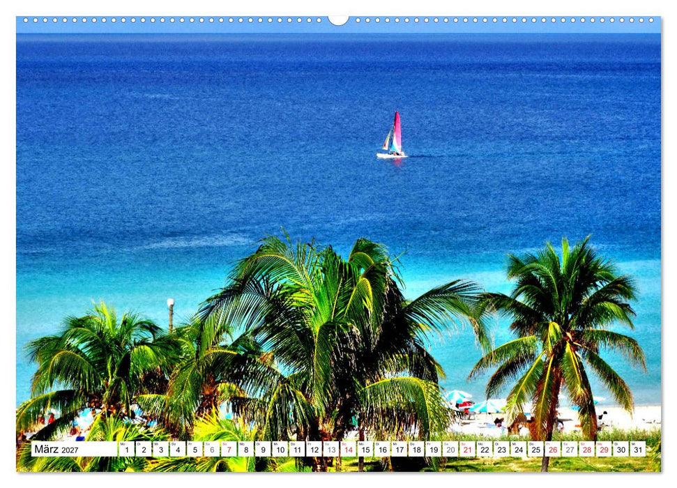 Lust auf Meer - Wasserfreuden in Kuba (CALVENDO Wandkalender 2027)
