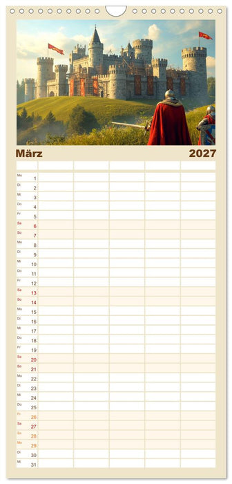 Camelot – Aufstieg und Fall einer Legende (CALVENDO Familienplaner 2027)