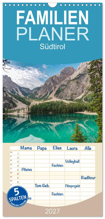 Südtirol (CALVENDO Familienplaner 2027)
