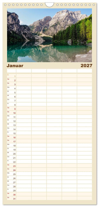 Südtirol (CALVENDO Familienplaner 2027)