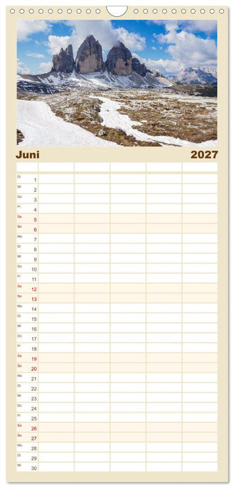 Südtirol (CALVENDO Familienplaner 2027)
