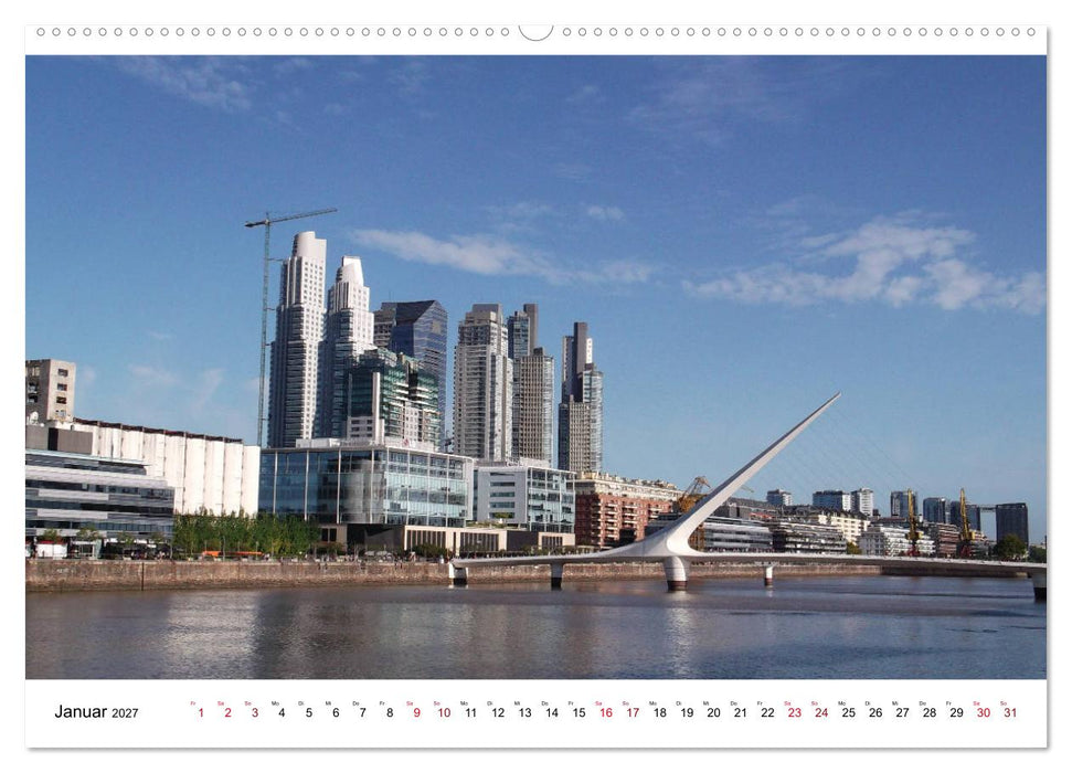 Südamerika - Argentinien, Chile, Uruguay (CALVENDO Premium Wandkalender 2027)