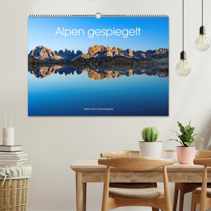 Alpen gespiegelt (CALVENDO Wandkalender 2027)