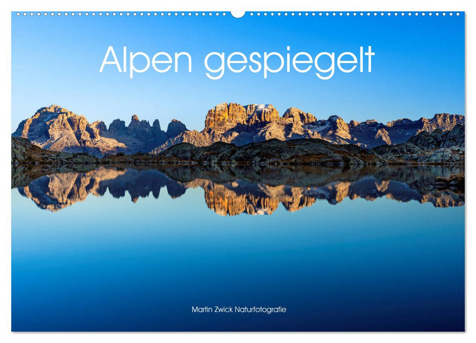 Alpen gespiegelt (CALVENDO Wandkalender 2027)