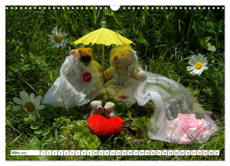 Die Hochzeitsbärchen (CALVENDO Wandkalender 2027)