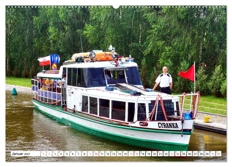 Oberländischer Kanal - Wo Schiffe über Land rollen (CALVENDO Premium Wandkalender 2027)