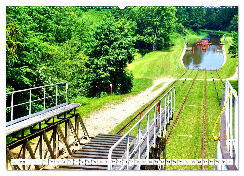 Oberländischer Kanal - Wo Schiffe über Land rollen (CALVENDO Premium Wandkalender 2027)