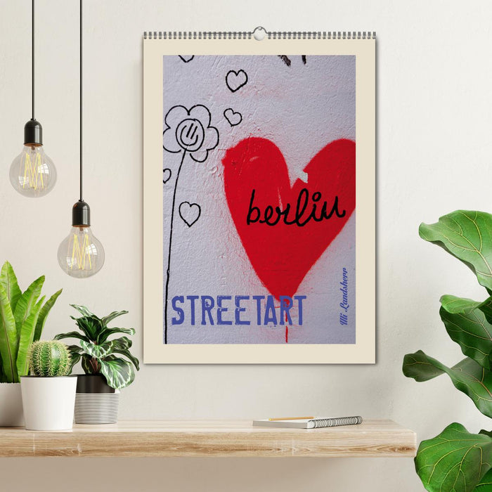 Berlin Love Streetart (CALVENDO Wandkalender 2027)