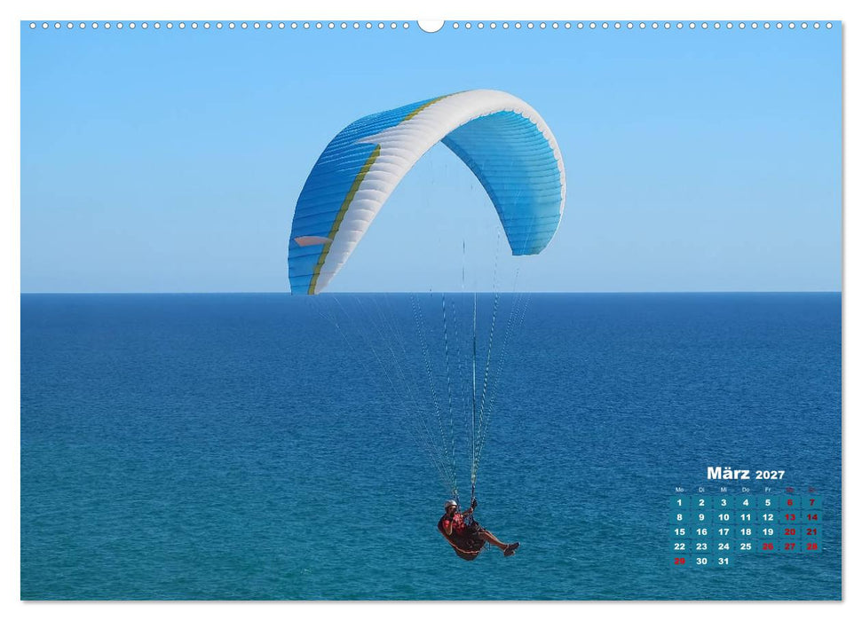 Die Lust am Paragliding (CALVENDO Wandkalender 2027)