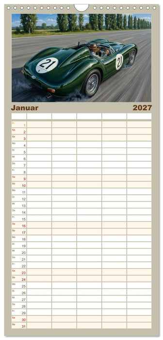 Nächster Halt: Rennstrecke (CALVENDO Familienplaner 2027)
