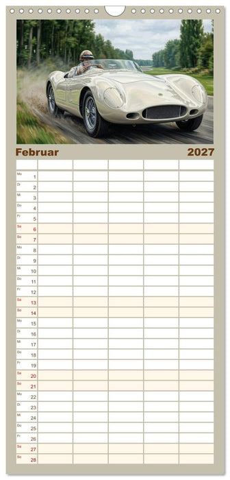 Nächster Halt: Rennstrecke (CALVENDO Familienplaner 2027)