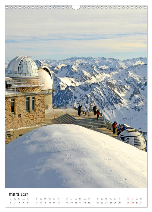 PIC DU MIDI Pyrénées (CALVENDO Calendrier mensuel 2027)
