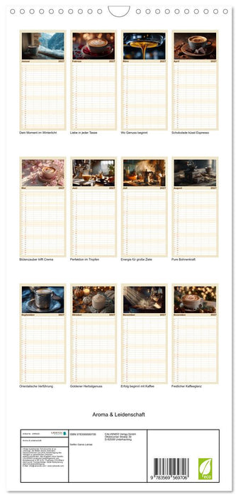 Aroma & Leidenschaft (CALVENDO Familienplaner 2027)