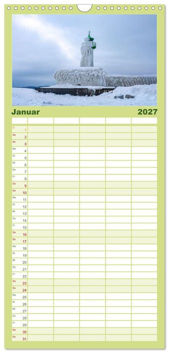Rügen eine Insel der Träume (CALVENDO Familienplaner 2027)