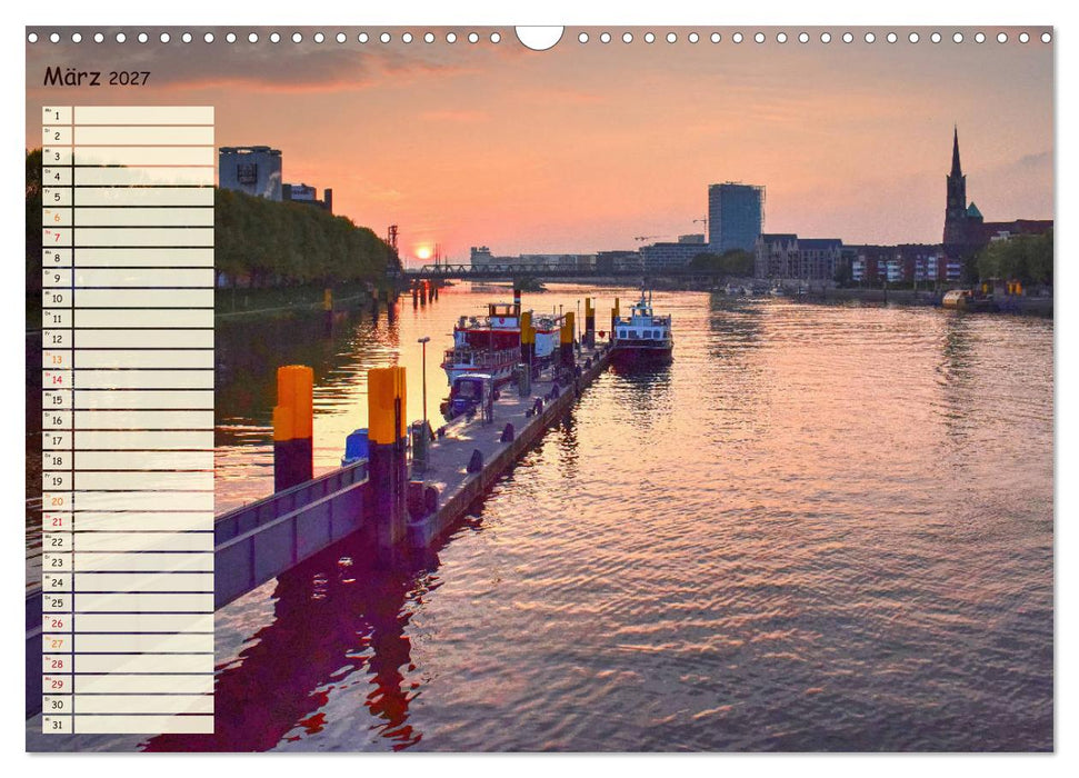 Der kleine Bremen Kalender (CALVENDO Wandkalender 2027)