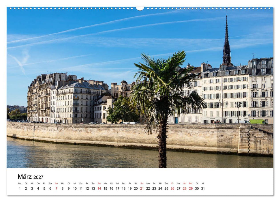 Unterwegs in der französischen Hauptstadt Paris (CALVENDO Wandkalender 2027)