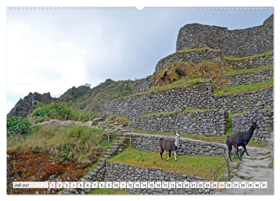 Inkabauten in PERU, Bauwerke eines großen Reiches (CALVENDO Premium Wandkalender 2027)