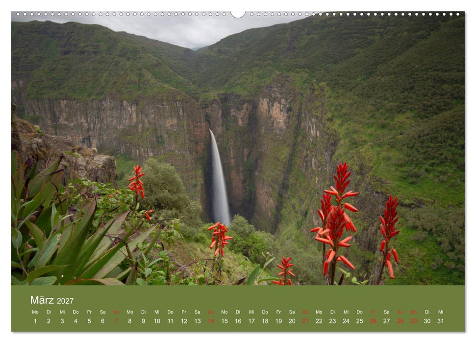 Äthiopien Landschaften der Gegensätze (CALVENDO Premium Wandkalender 2027)