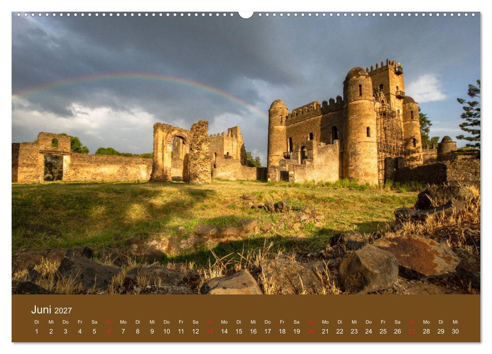 Äthiopien Landschaften der Gegensätze (CALVENDO Premium Wandkalender 2027)