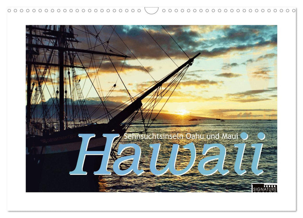 Hawaii - Sehnsuchtsinseln Oahu und Maui (CALVENDO Wandkalender 2027)
