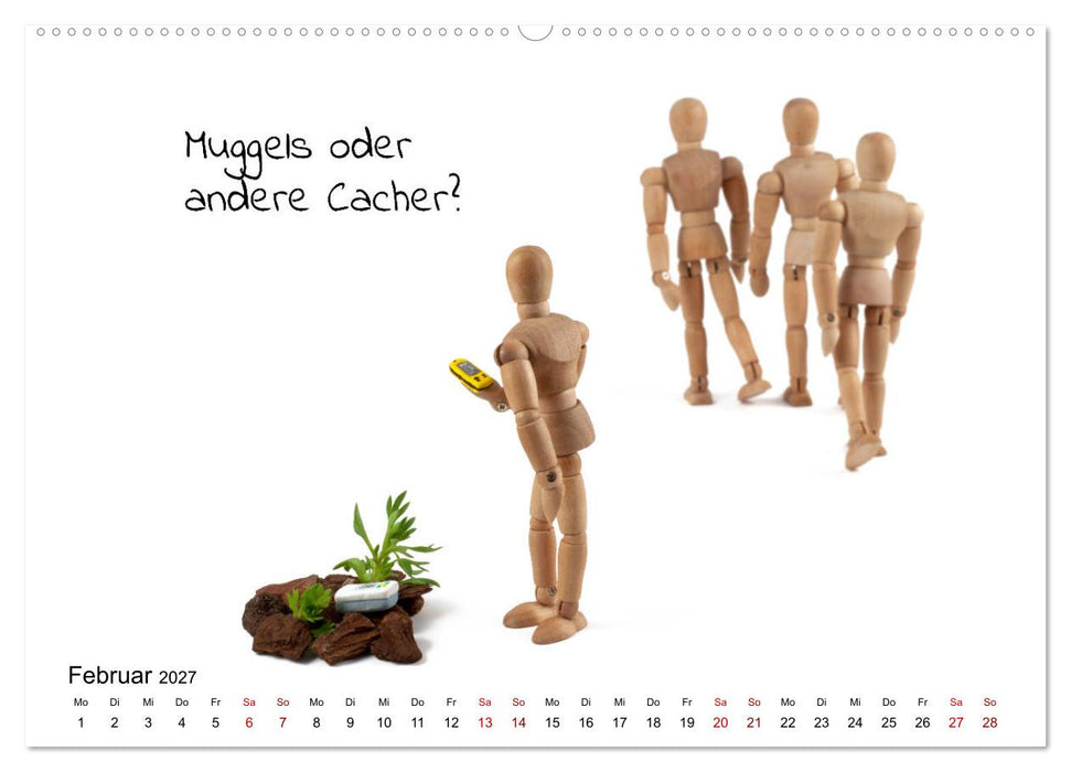 Ich Geocache jetzt (CALVENDO Wandkalender 2027)