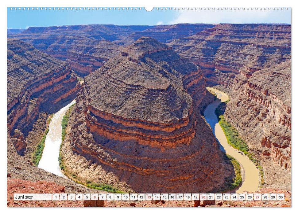 Naturwunder im Westen der USA (CALVENDO Premium Wandkalender 2027)