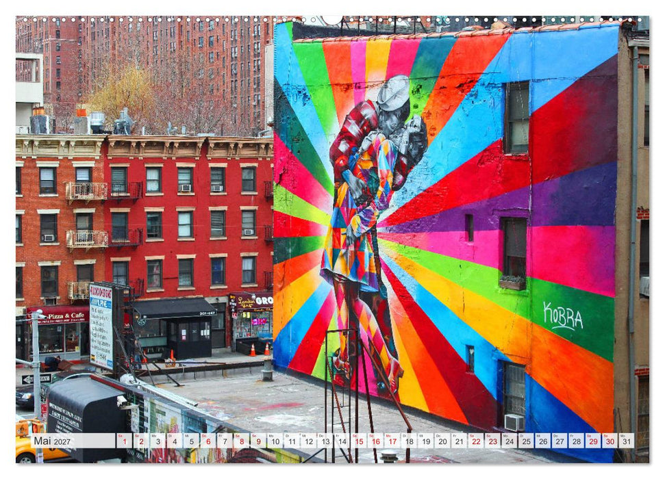 American Street Art - tätowierte Wände (CALVENDO Premium Wandkalender 2027)