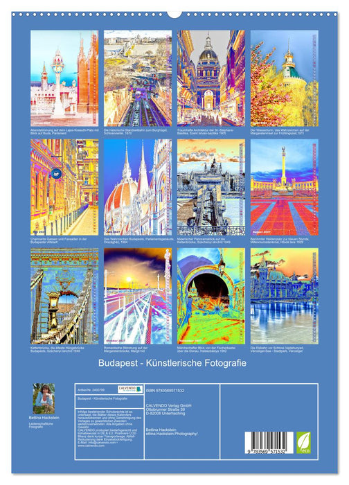 Budapest - Künstlerische Fotografie (CALVENDO Premium Wandkalender 2027)