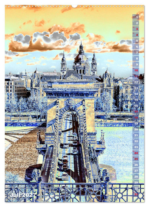 Budapest - Künstlerische Fotografie (CALVENDO Premium Wandkalender 2027)