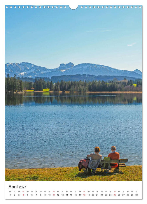 Allgäu, Berge, Wiesen, Seen und Kühe. (CALVENDO Wandkalender 2027)